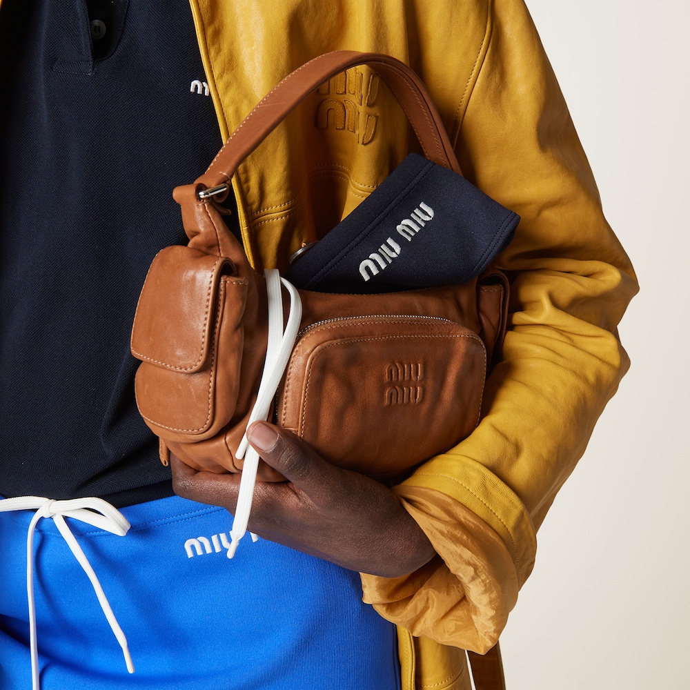 Replicate Pocket nappa leather bag(1:1 replica)