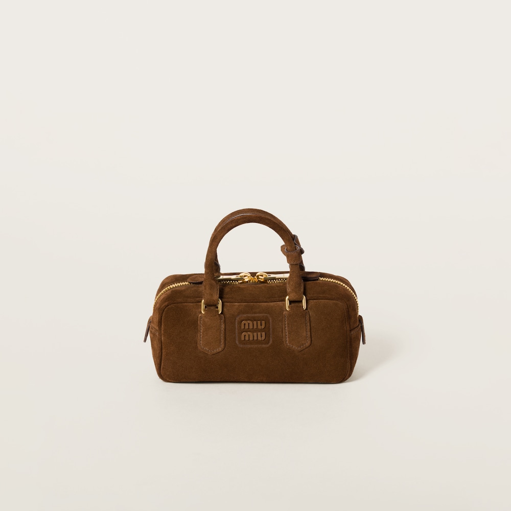Replicate Arcadie padded suede top-handle bag(1:1 replica)