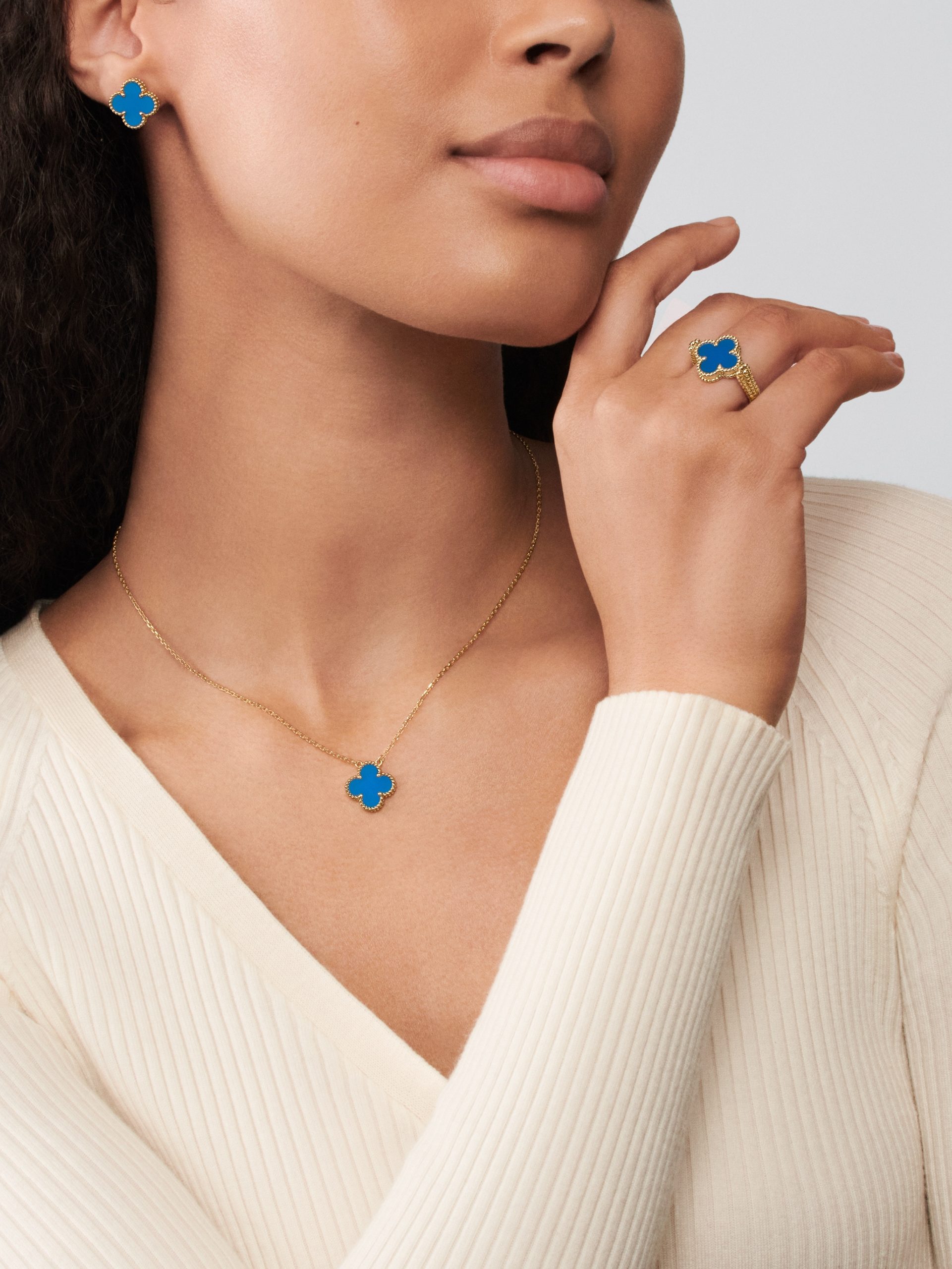 Replicate Vintage Alhambra reversible ring(1:1 replica)