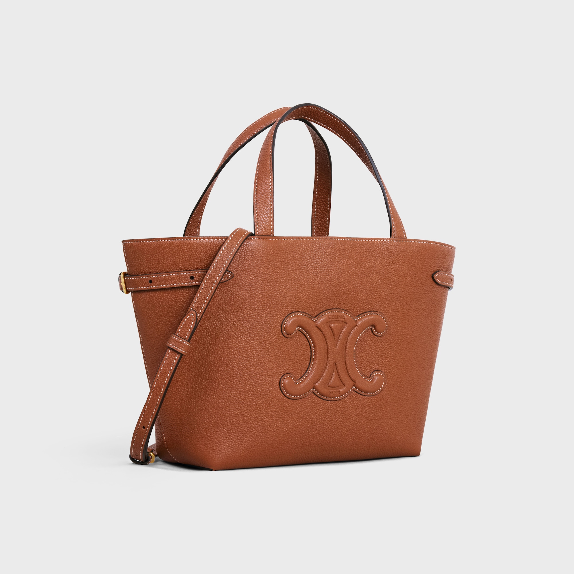 Replicate MINI CABAS ANAIS CUIR TRIOMPHE IN GRAINED CALFSKIN(1:1 replica)