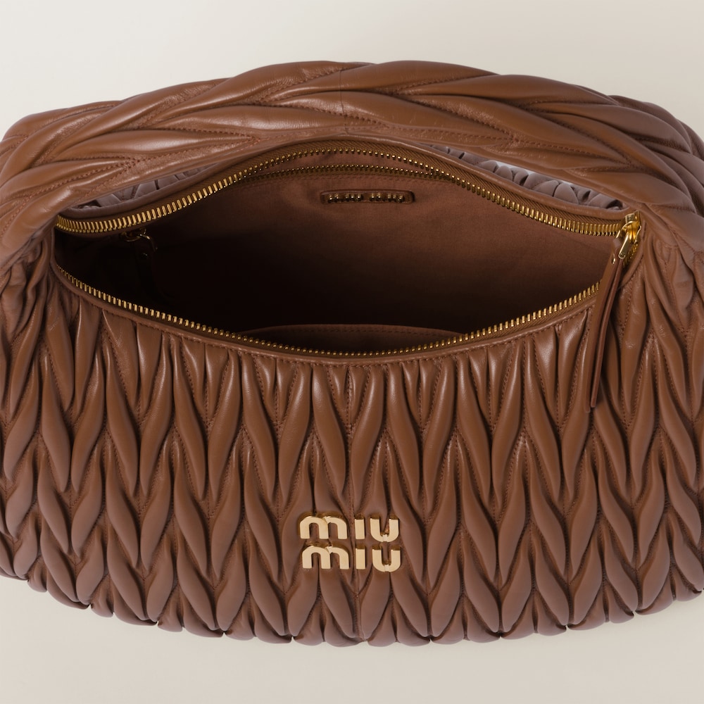 Replicate Maxi wander matelassé nappa leather hobo bag(1:1 replica)