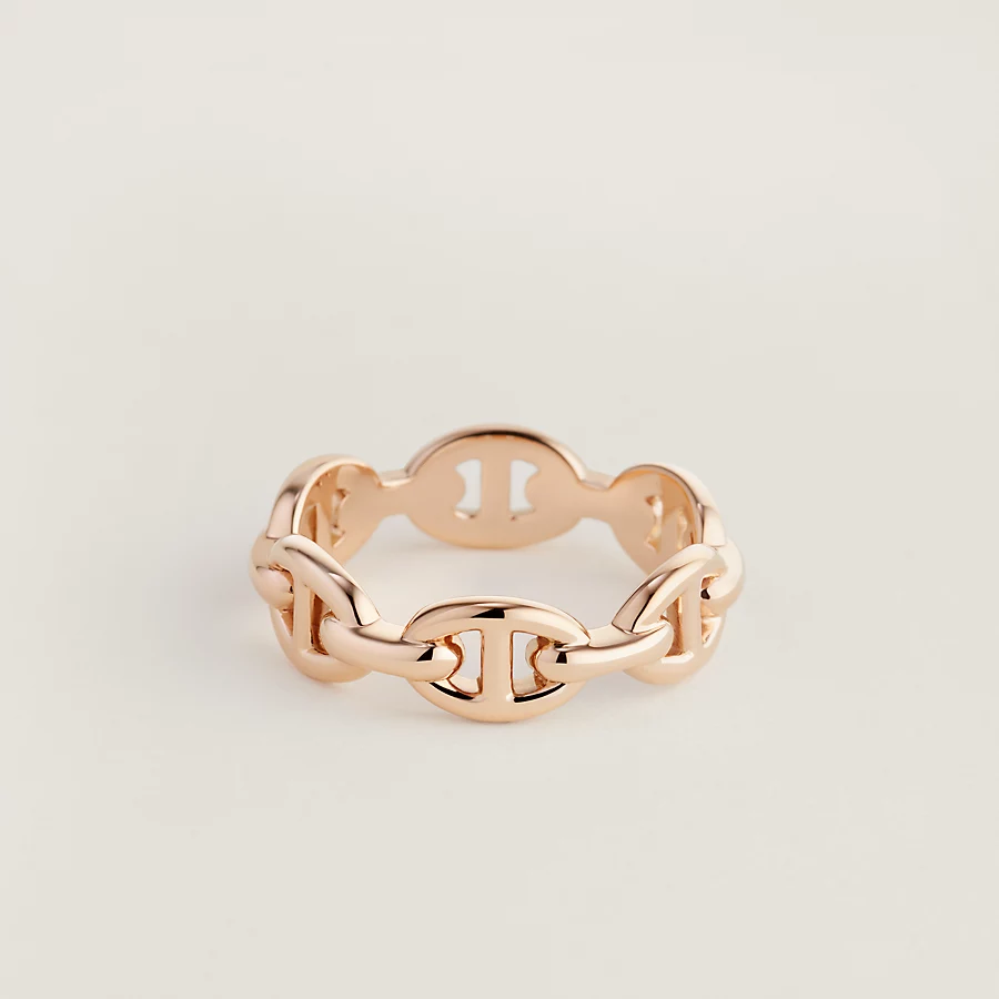 Replicate Chaine d ancre Enchainee ring, small model(1:1 replica)