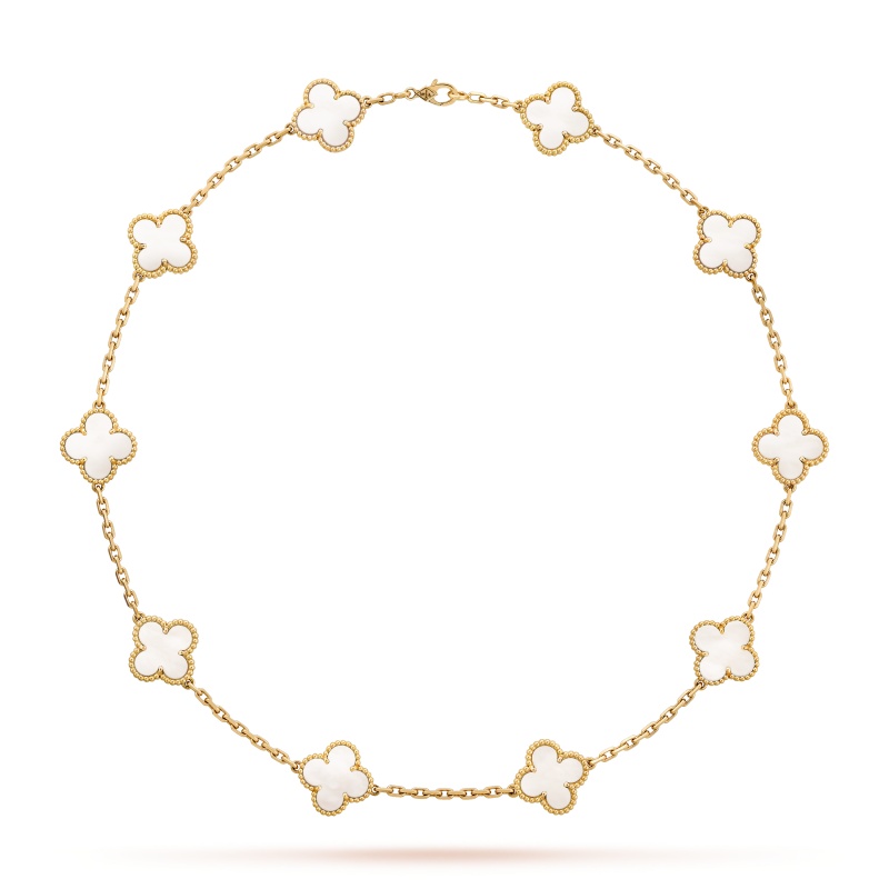 Replicate Vintage Alhambra necklace, 10 motifs(1:1 replica)