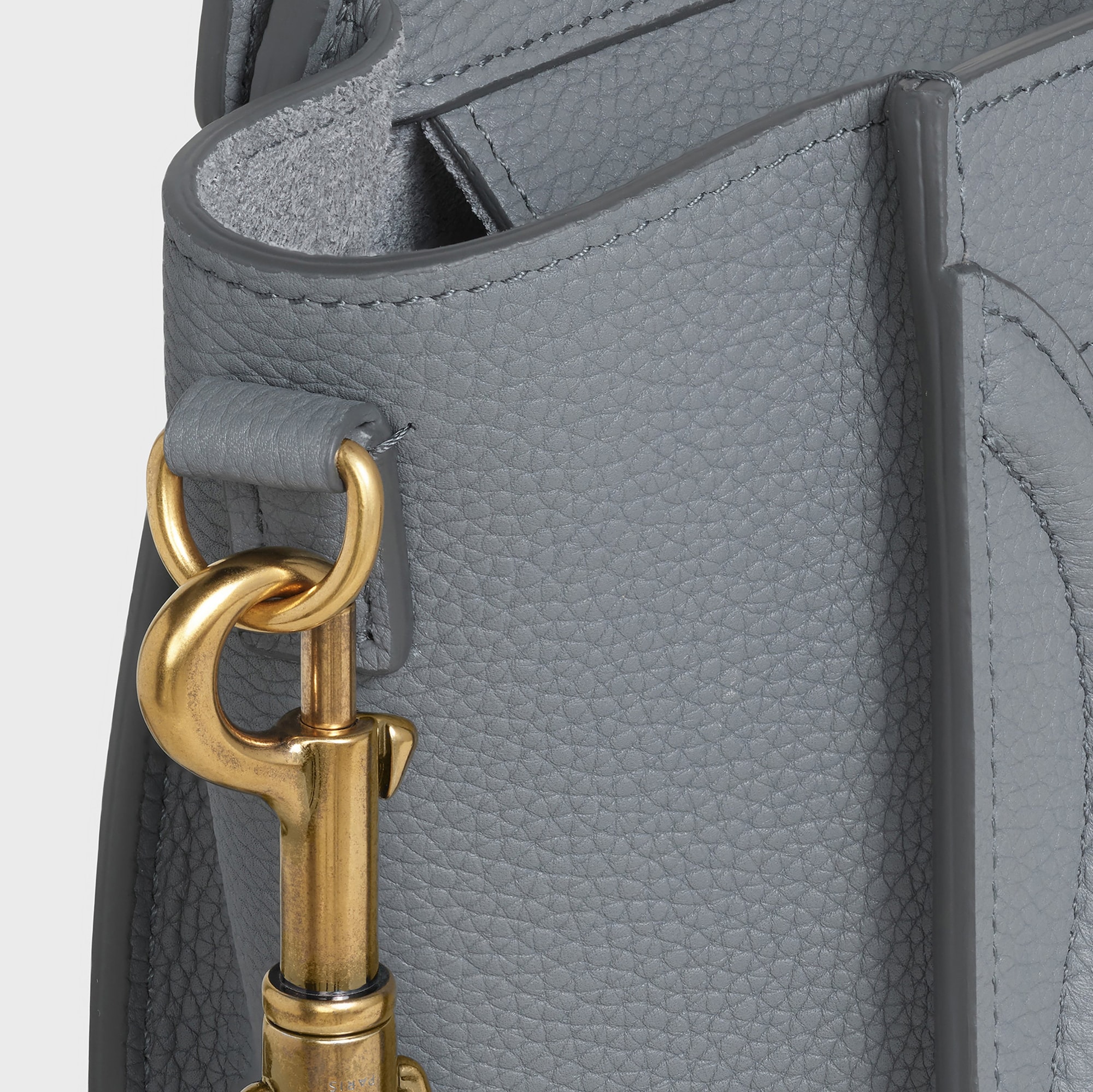 Replicate NANO LUGGAGE BAG IN BABY DRUNMED CALFSKIN KOHL(1:1 replica)