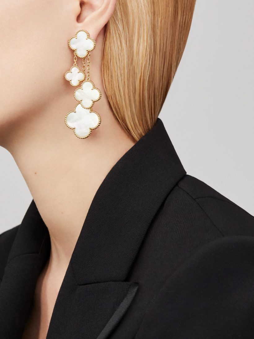 Replicate Magic Alhambra earrings, 4 motifs(1:1 replica)