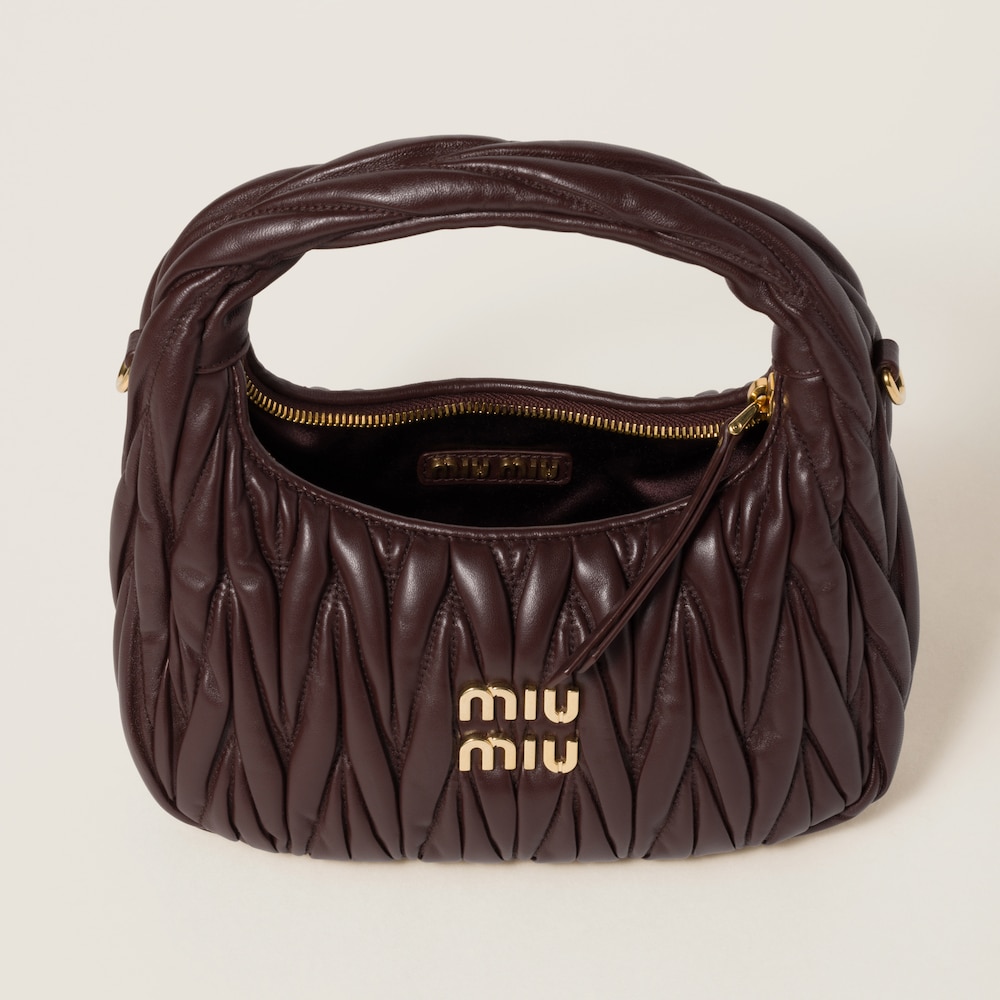 Replicate Wander matelassé nappa leather hobo bag(1:1 replica)