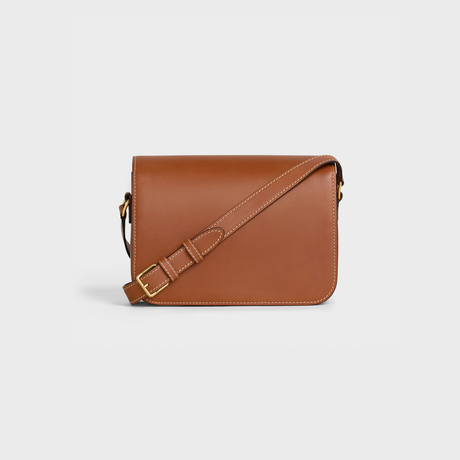 Replicate CLASSIQUE TRIOMPHE BAG IN NATURAL CALFSKIN TAN(1:1 replica)