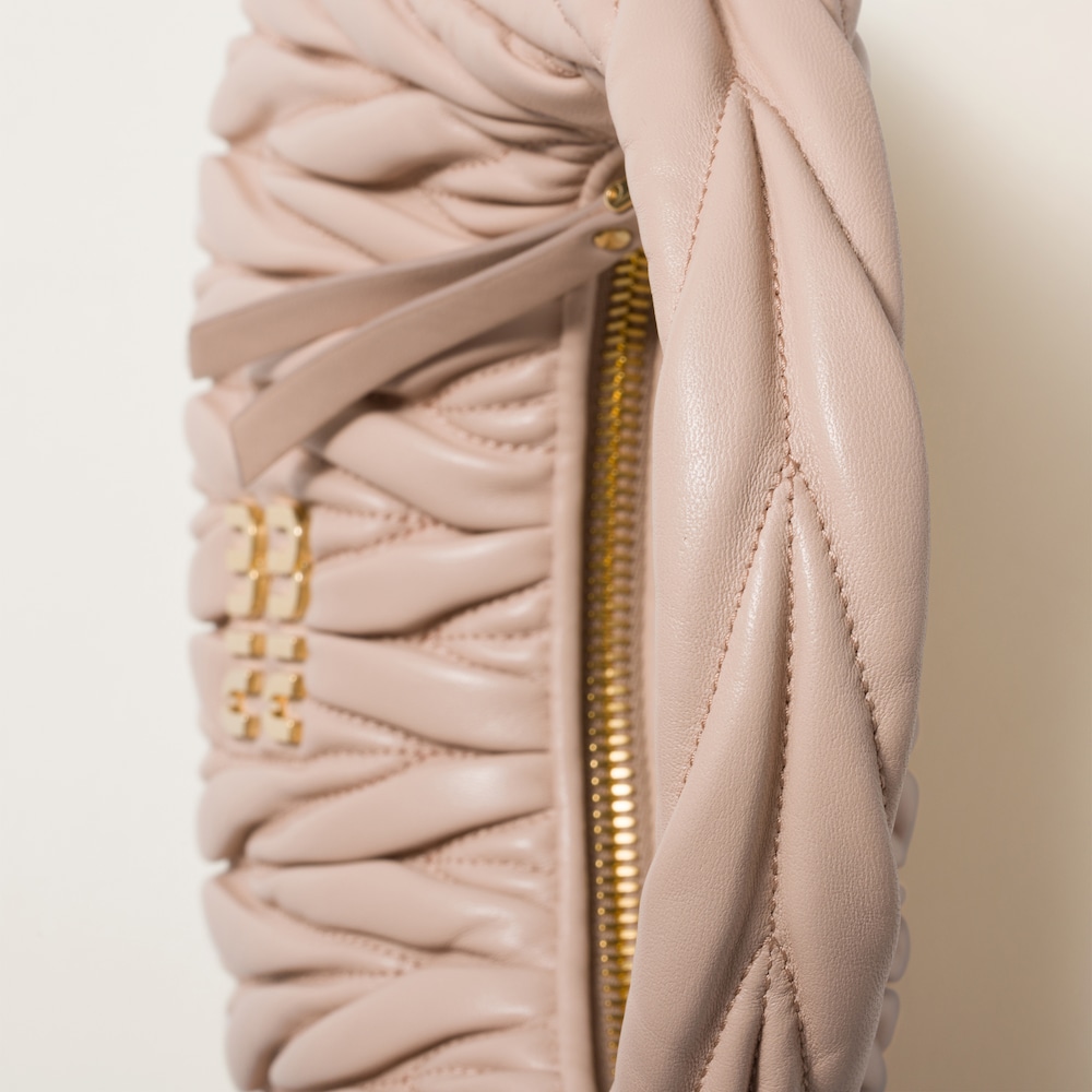 Replicate Wander matelassé nappa leather hobo bag(1:1 replica)