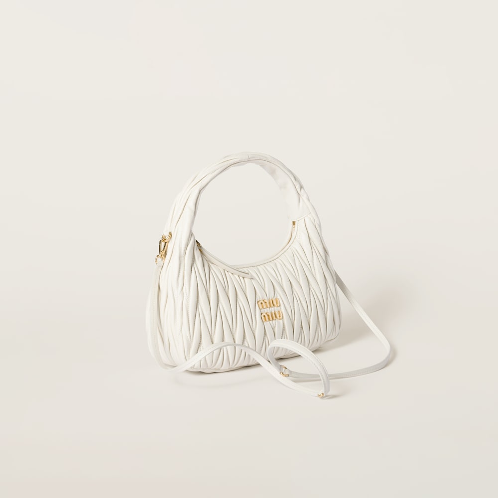 Replicate Regular wander matelassé nappa leather hobo bag(1:1 replica)