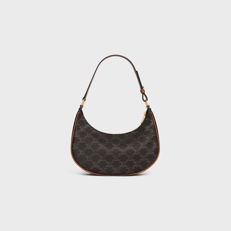 Replicate AVA BAG IN TRIOMPHE CANVAS AND CALFSKIN TAN(1:1 replica)