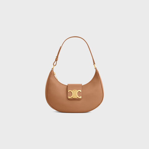 Replicate MEDIUM AVA TRIOMPHE BAG IN SMOOTH CALFSKIN BRONZE(1:1 replica)