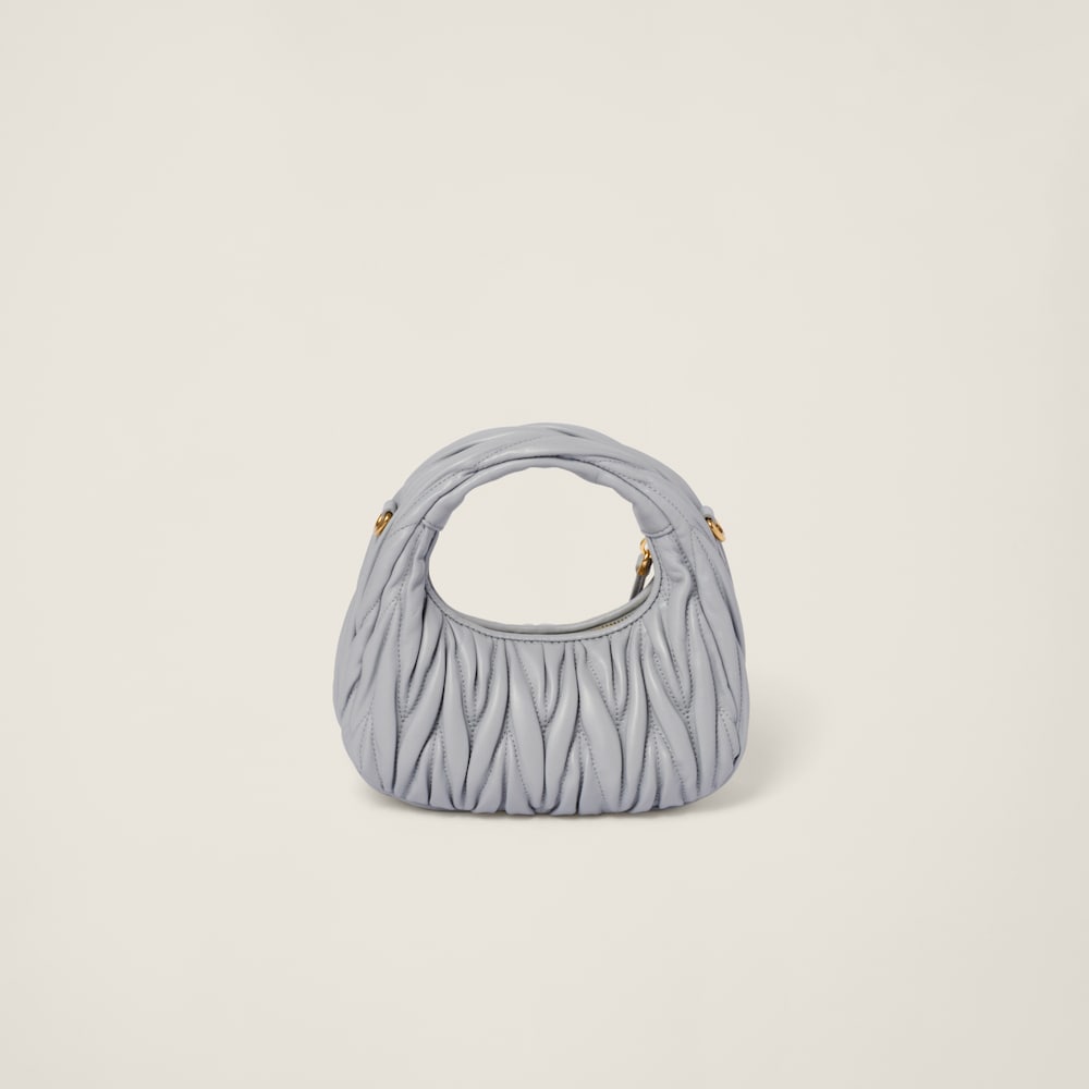 Replicate Wander matelassé nappa leather hobo mini-bag(1:1 replica)