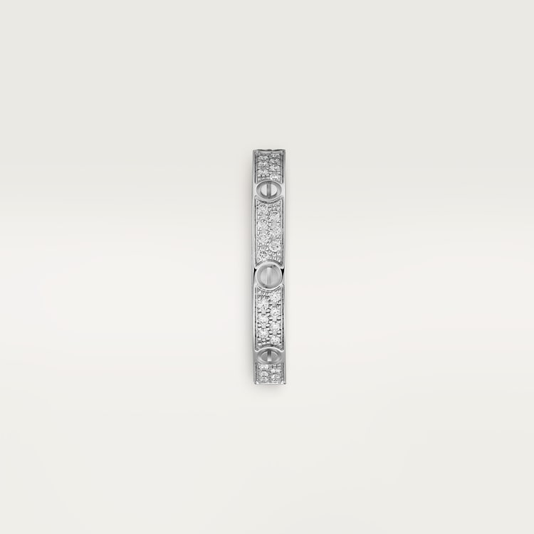 Replicate LOVE ring, mini model, paved(1:1 replica)