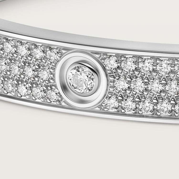 Replicate LOVE bracelet, classic model, paved, 12 diamonds(1:1 replica)