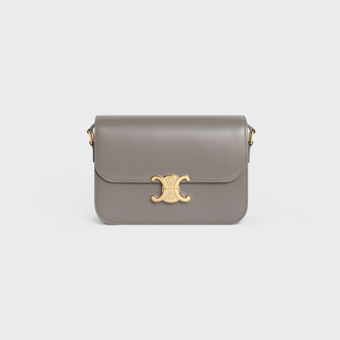 Replicate CLASSIQUE TRIOMPHE BAG IN SHINY CALFSKIN PEBBLE(1:1 replica)