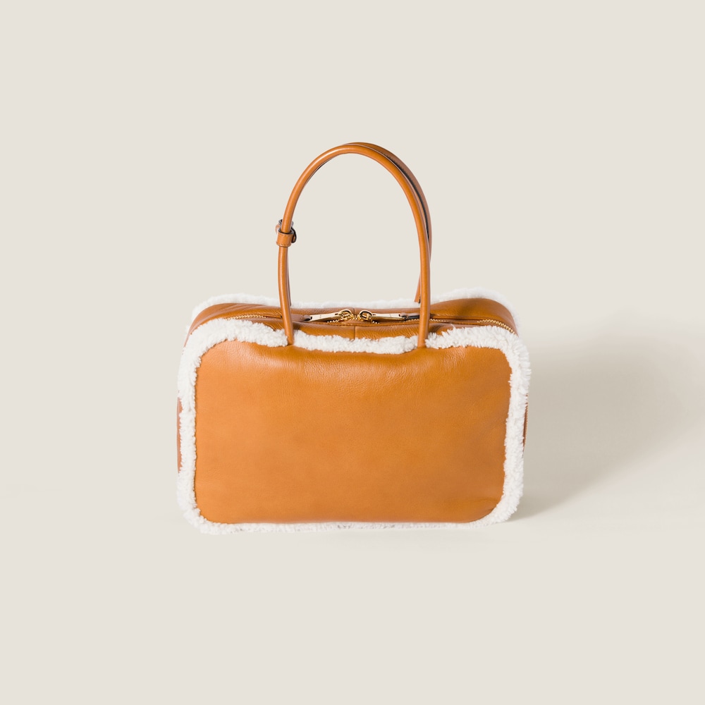 Replicate Beau shearling top-handle bag(1:1 replica)