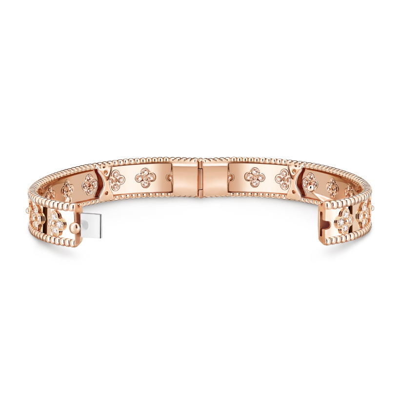 Replicate Perlée clovers bracelet, medium model(1:1 replica)