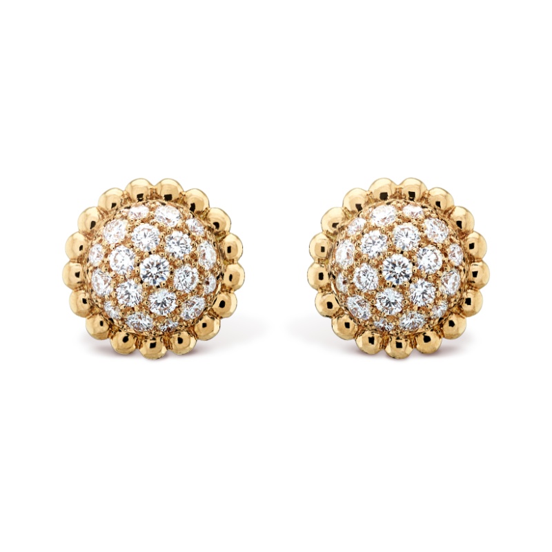 Replicate Perlée diamonds earrings(1:1 replica)