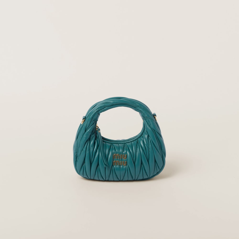 Replicate Wander matelassé nappa leather hobo mini-bag(1:1 replica)