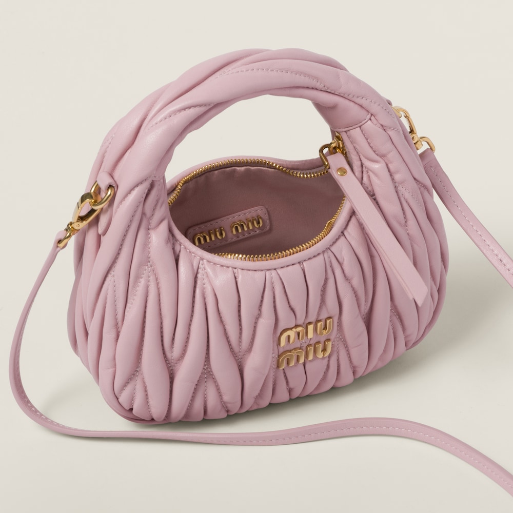 Replicate Wander matelassé nappa leather hobo mini-bag(1:1 replica)
