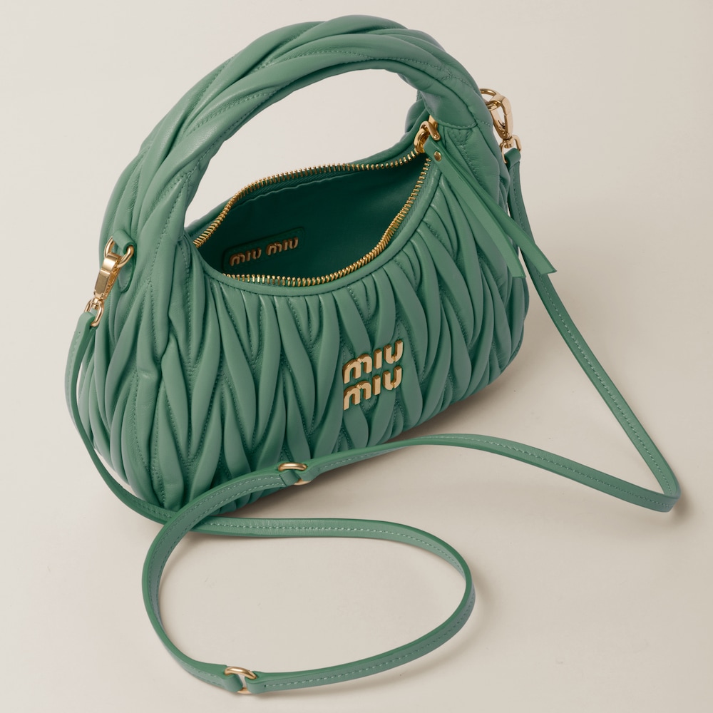 Replicate Wander matelassé nappa leather hobo bag(1:1 replica)