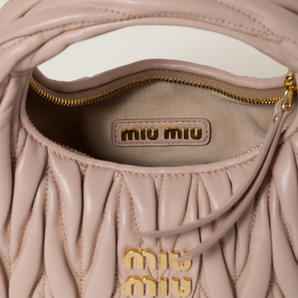 Replicate Wander matelassé nappa leather hobo mini-bag(1:1 replica)