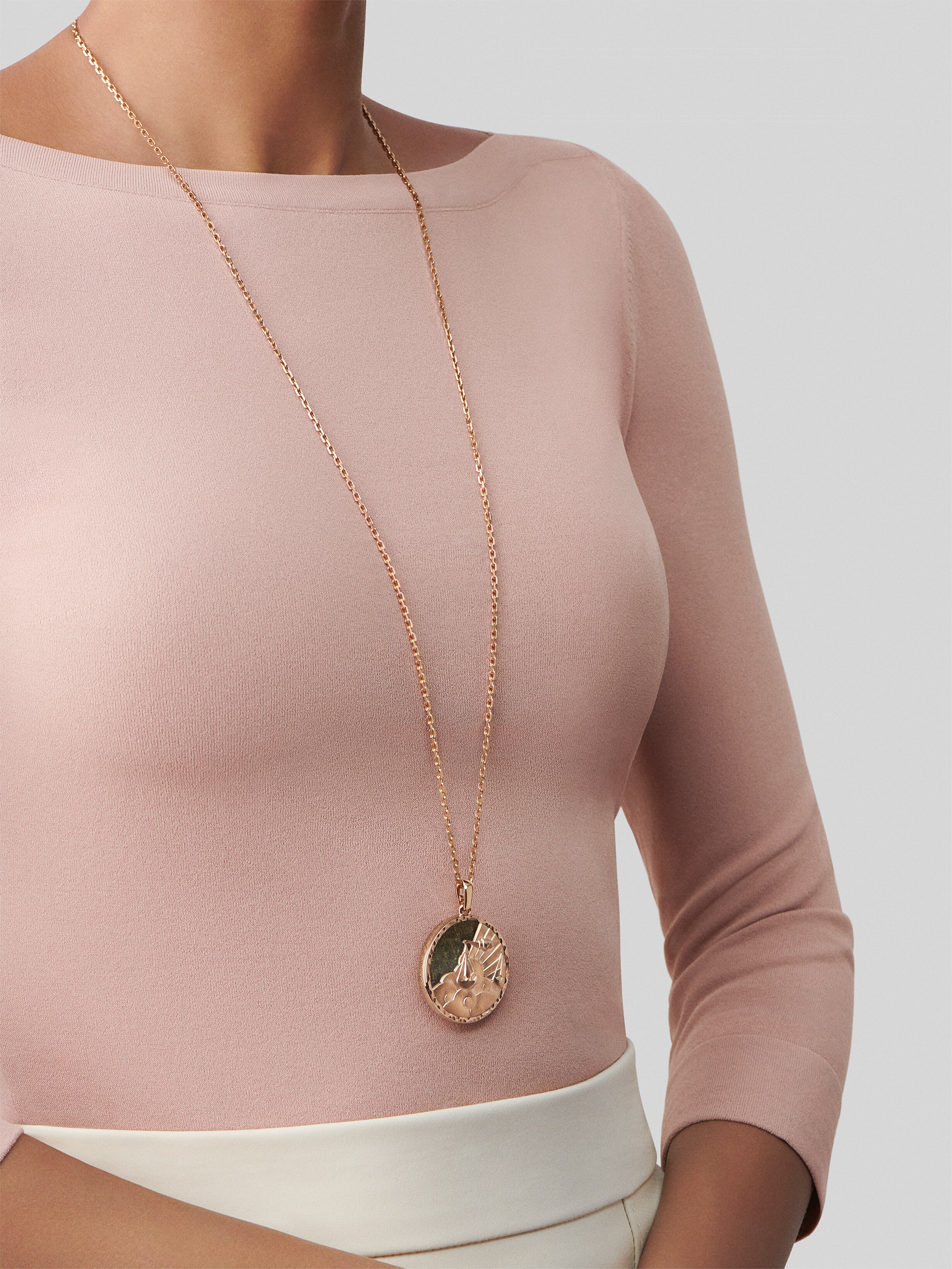 Replicate Zodiaque long necklace Librae (Libra)(1:1 replica)