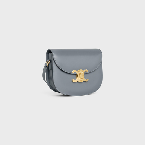 Replicate BESACE CLEA IN SHINY CALFSKIN BLUE GREY(1:1 replica)
