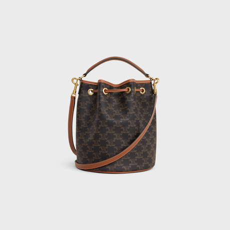 Replicate CLARA BAG IN TRIOMPHE CANVAS AND CALFSKIN TAN(1:1 replica)