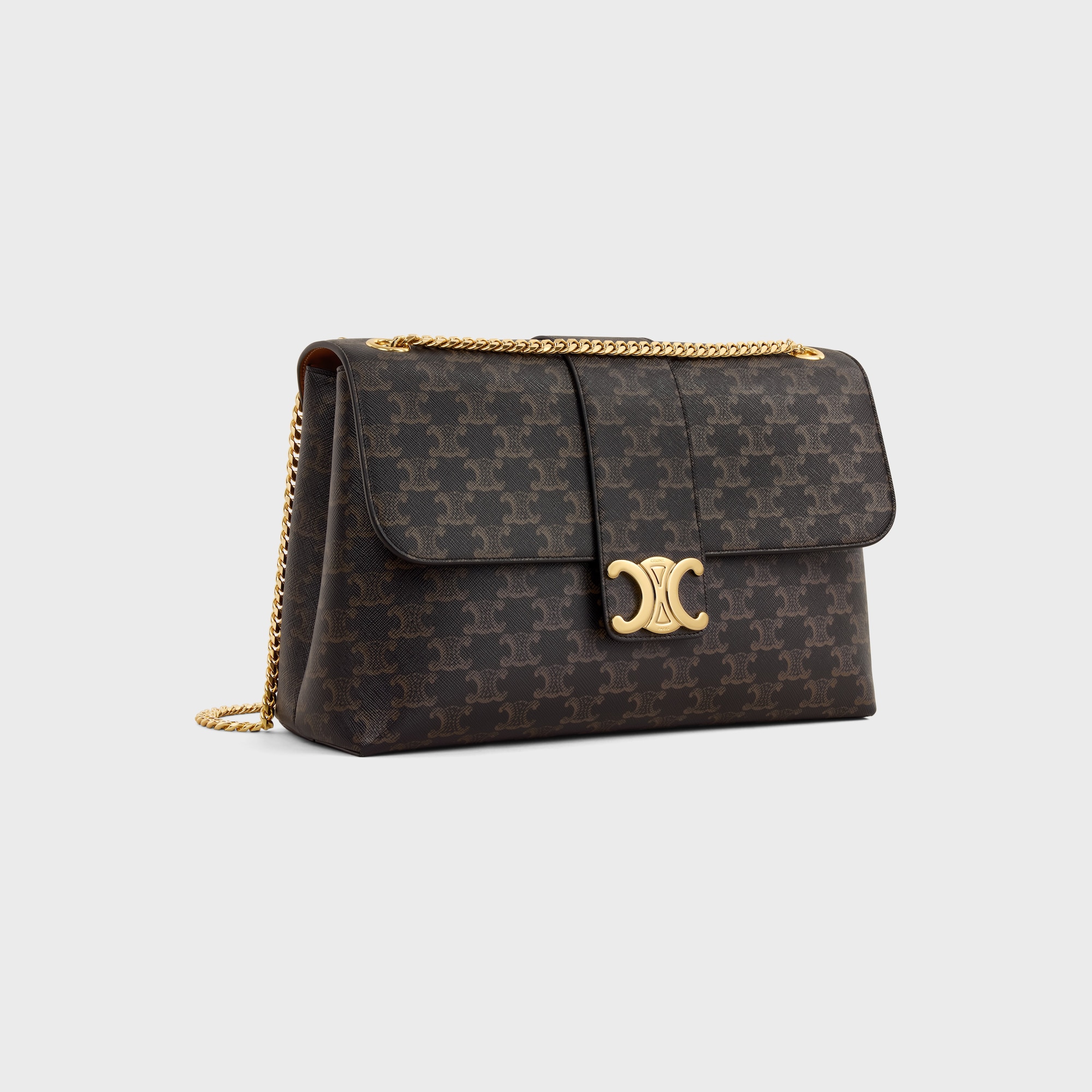 Replicate LARGE CELINE VICTOIRE BAG IN TRIOMPHE CANVAS(1:1 replica)