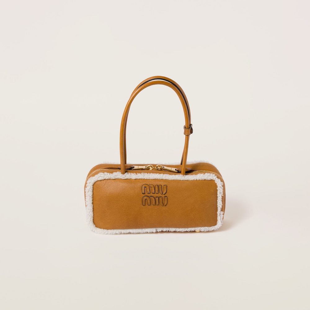 Replicate Beau shearling top-handle bag(1:1 replica)
