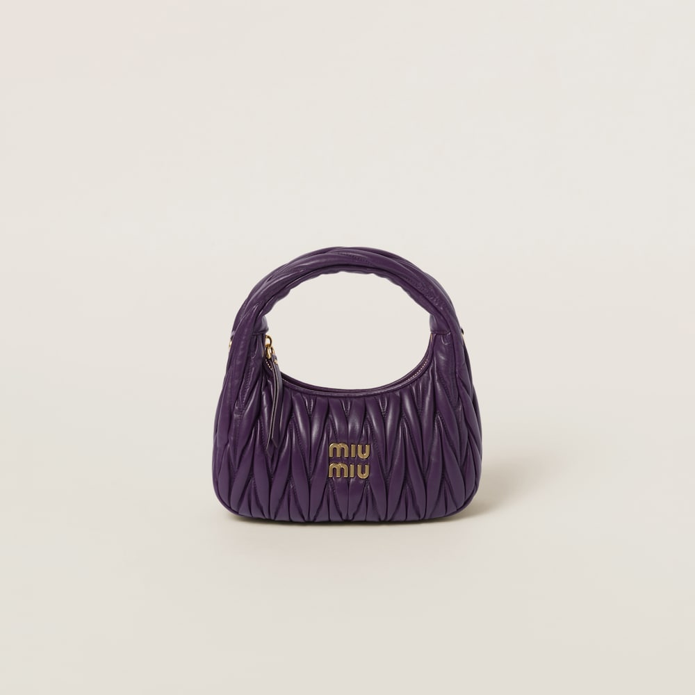 Replicate Wander matelassé nappa leather hobo bag(1:1 replica)