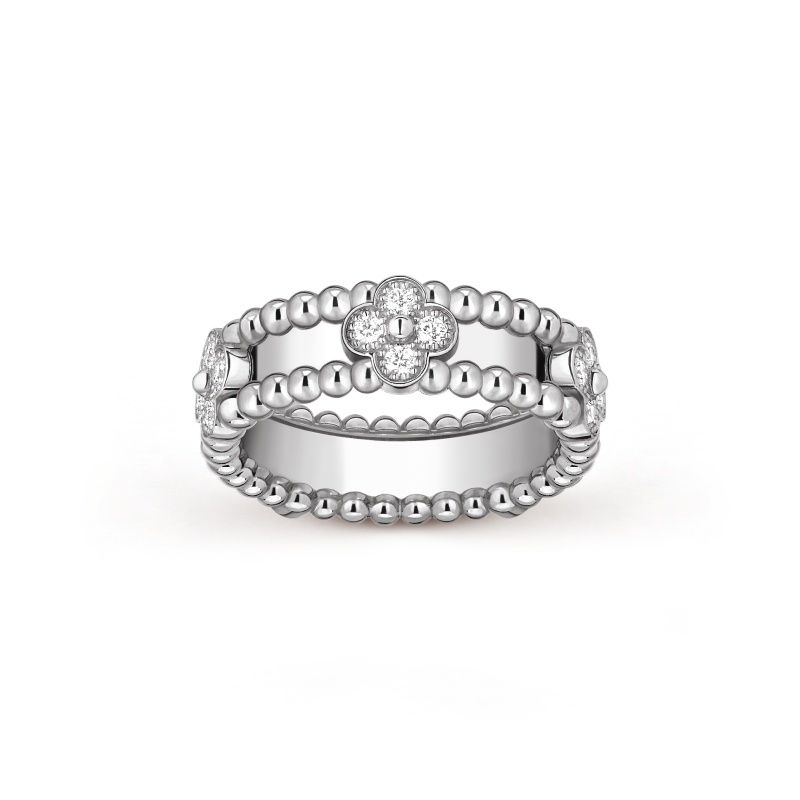Replicate Perlée sweet clovers ring(1:1 replica)