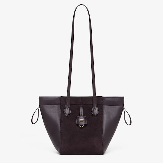 Replicate Fendi Origami Mini Transformable Suede and Leather Mini Bag(1:1 replica)