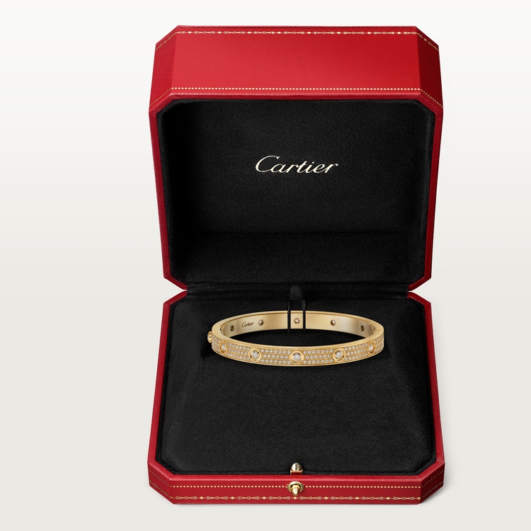 Replicate LOVE bracelet, classic model, paved, 12 diamonds(1:1 replica)