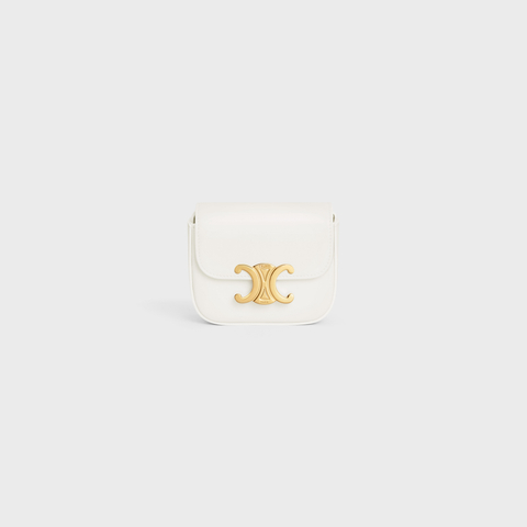 Replicate MINI CLAUDE IN SHINY CALFSKIN WHITE(1:1 replica)