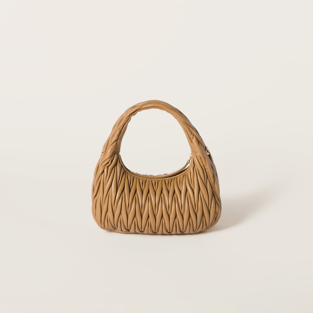 Replicate Regular wander matelassé nappa leather hobo bag(1:1 replica)