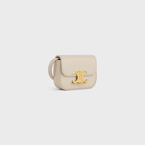 Replicate MINI CLAUDE IN SHINY CALFSKIN LIGHT STONE(1:1 replica)