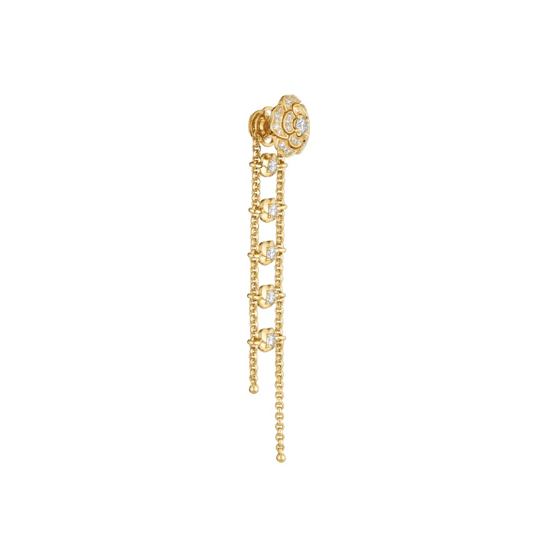 Replicate Bouton de Camélia transformable earrings(1:1 replica)