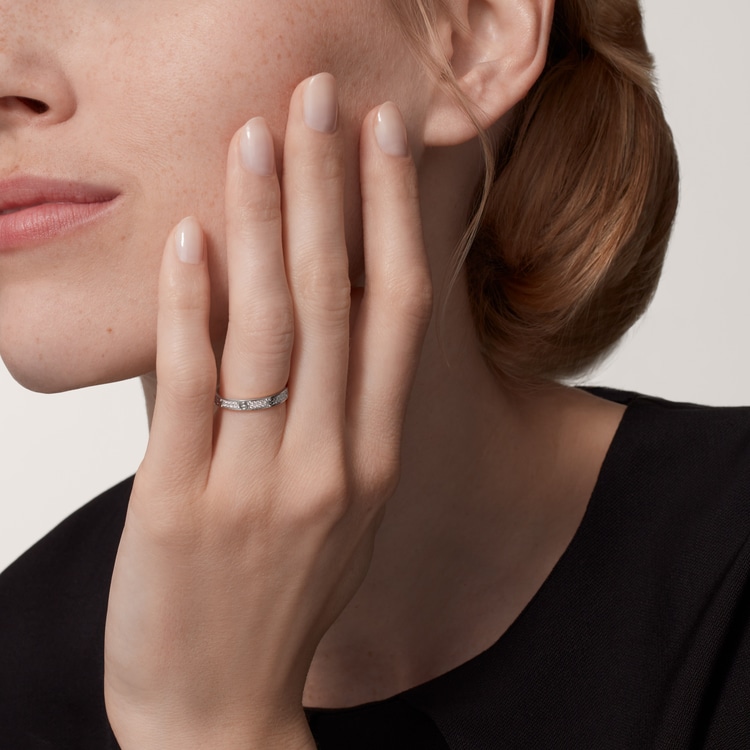 Replicate LOVE ring, mini model, paved(1:1 replica)