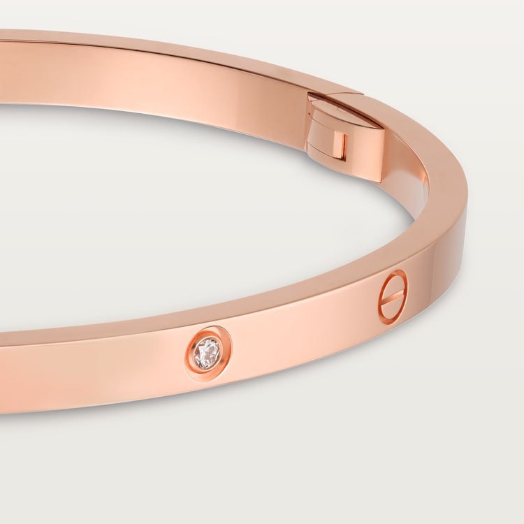 Replicate LOVE bracelet, small model, 6 diamonds(1:1 replica)