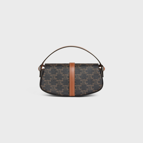 Replicate CLUTCH ON STRAP TABOU IN TRIOMPHE CANVAS AND CALFSKIN TAN(1:1 replica)