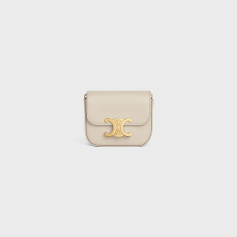 Replicate MINI CLAUDE IN SHINY CALFSKIN LIGHT STONE(1:1 replica)