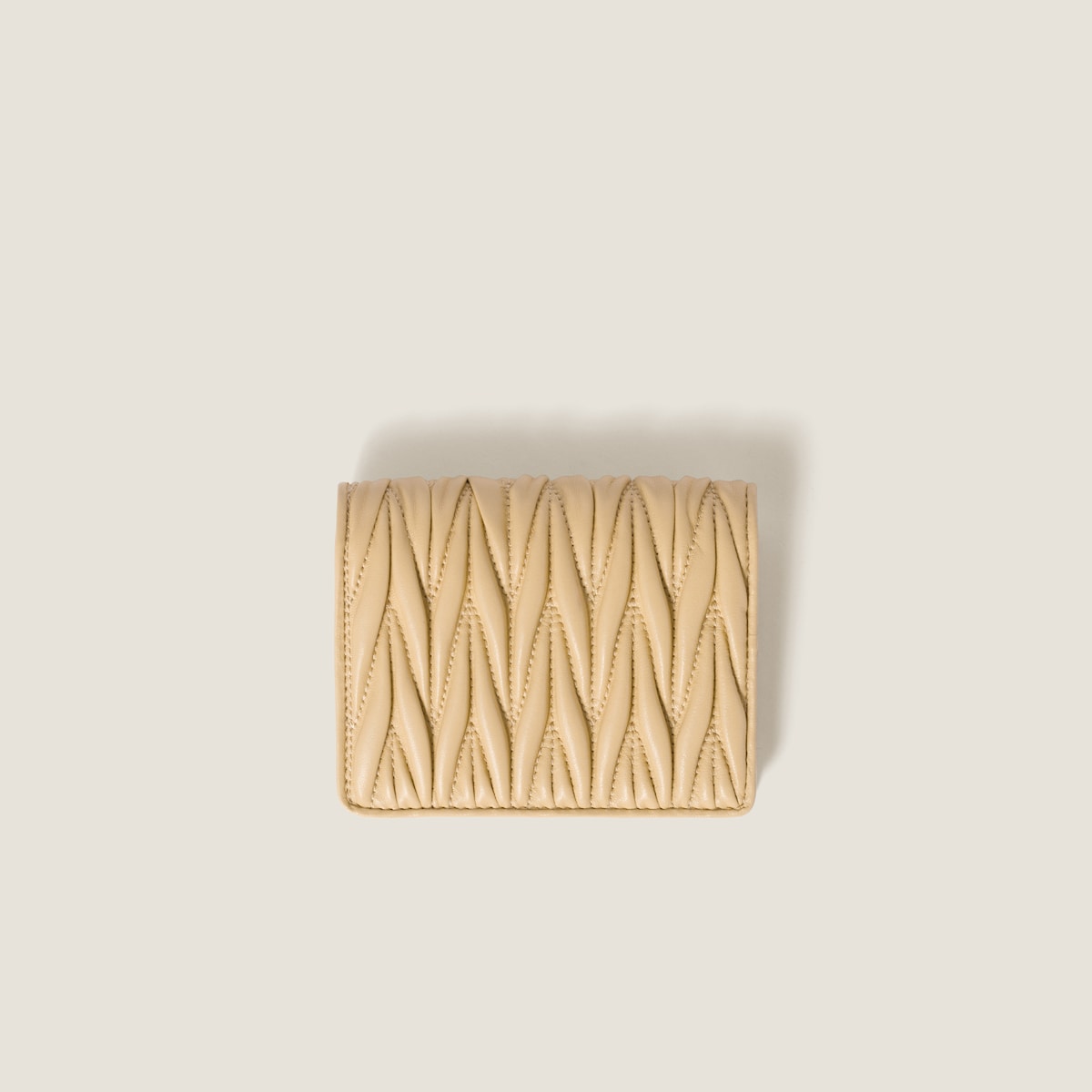Replicate Small matelassé nappa leather wallet(1:1 replica)