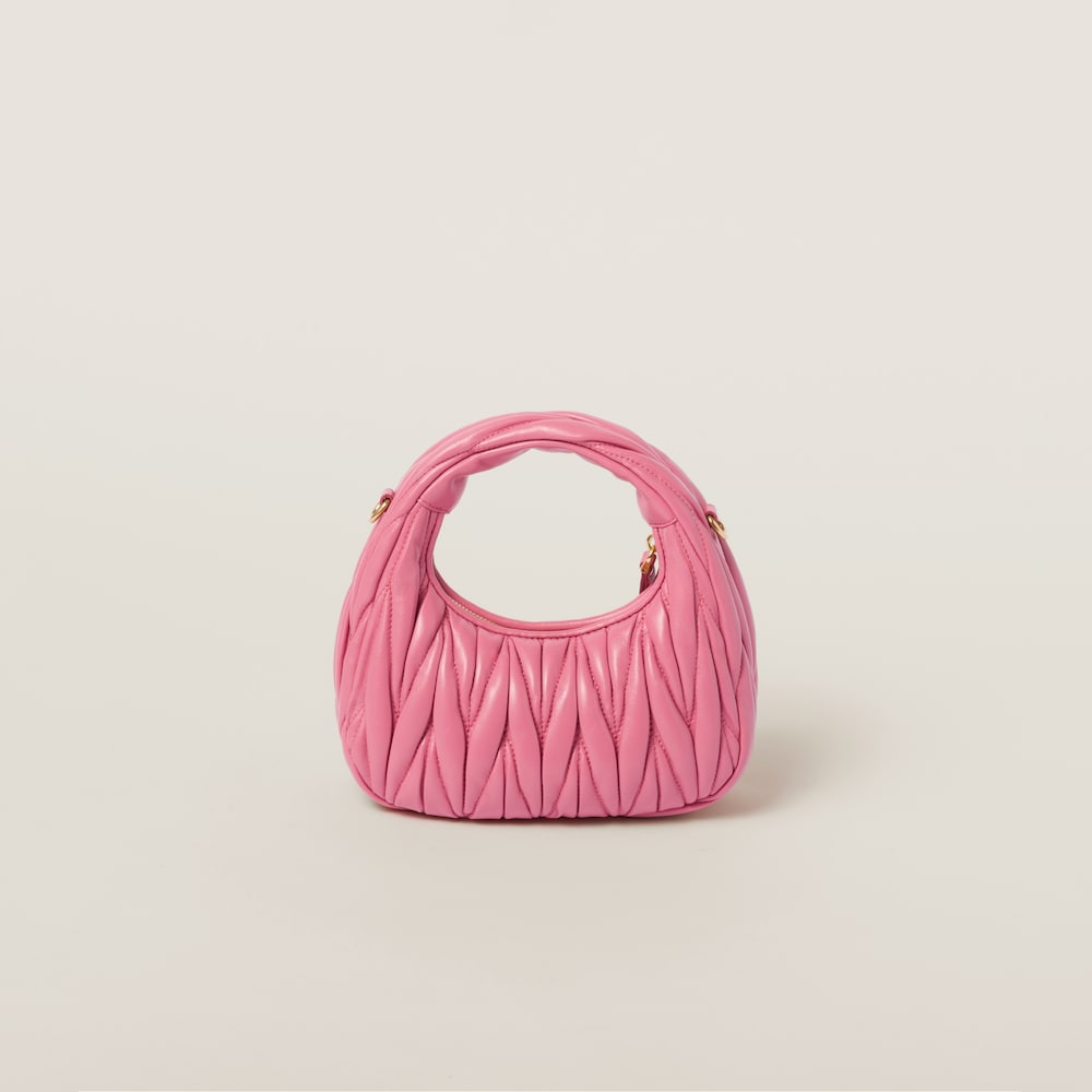 Replicate Wander matelassé nappa leather hobo mini-bag(1:1 replica)