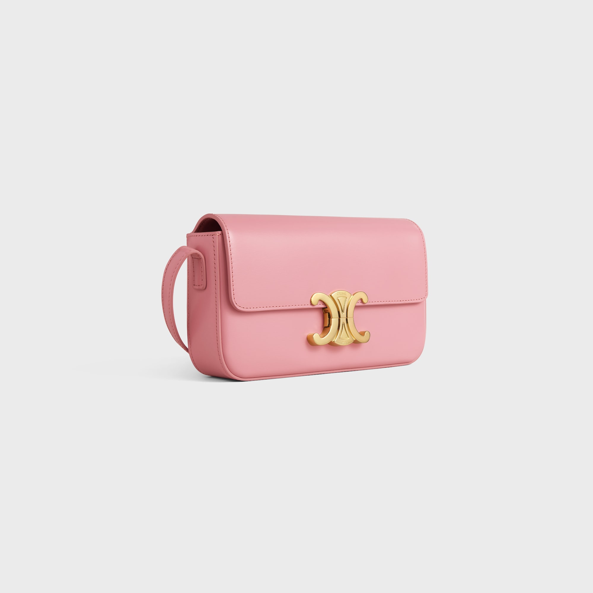 Replicate SHOULDER BAG CLAUDE IN SHINY CALFSKIN(1:1 replica)