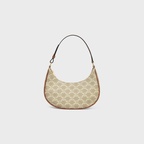 Replicate AVA BAG IN TRIOMPHE CANVAS AND CALFSKIN GREGE(1:1 replica)