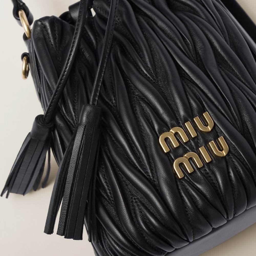 Replicate Matelassé nappa leather bucket bag(1:1 replica)