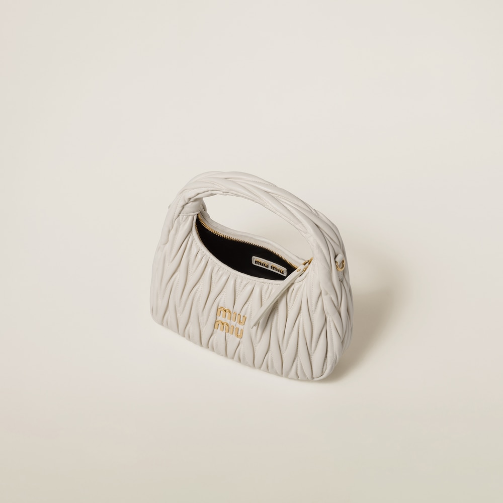 Replicate Wander matelassé nappa leather hobo bag(1:1 replica)