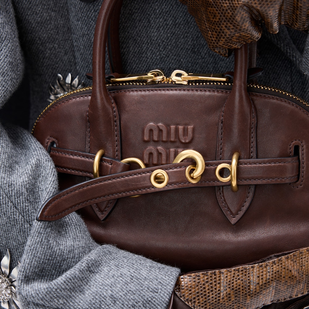 Replicate Aventure nappa leather top-handle bag(1:1 replica)